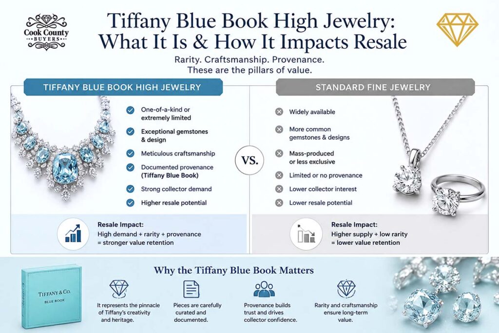 Ready to sell your Tiffany Blue Book High Jewelry? Share a few photos and get a clear, professional estimate from a trusted Chicago luxury jewelry buyer.